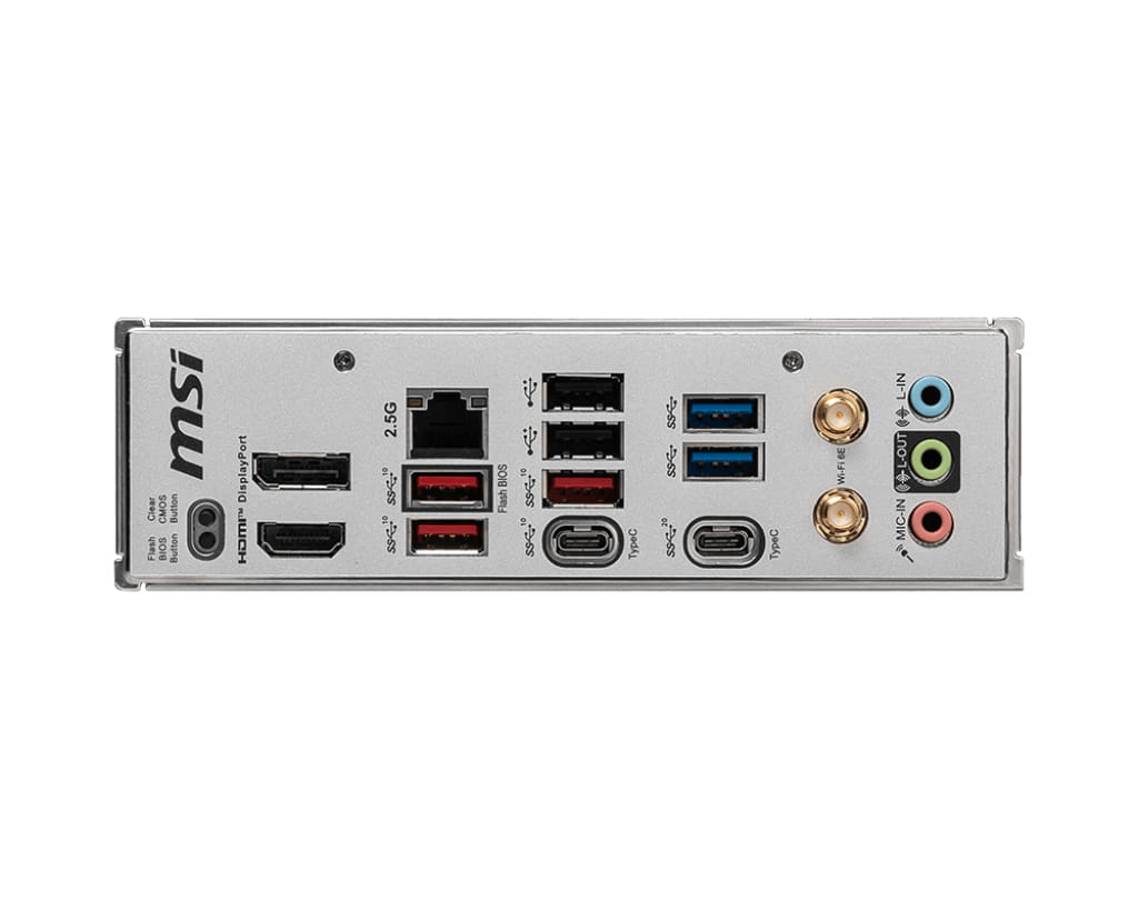MSI B650M PROJECT ZERO - Motherboard - micro ATX - Socket AM5 - AMD B650 Chipsatz - USB 3.2 Gen 1, USB 3.2 Gen 2, USB-C 3.2 Gen2, USB-C 3.2 Gen 2x2 - 2.5 Gigabit LAN, Wi-Fi 6E, Bluetooth - Onboard-Grafik (CPU erforderlich)