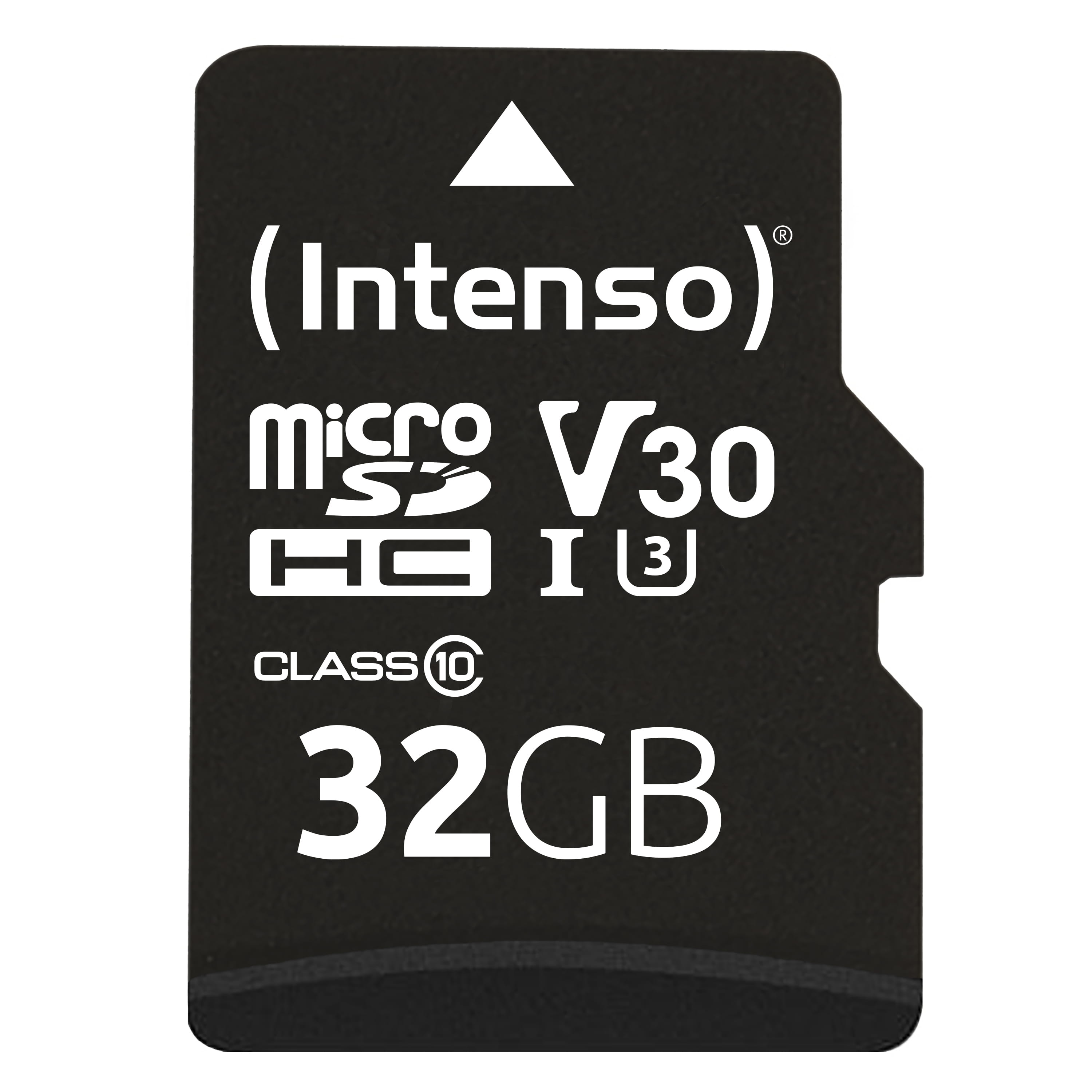 Intenso Flash-Speicherkarte (microSDHC/SD-Adapter inbegriffen)