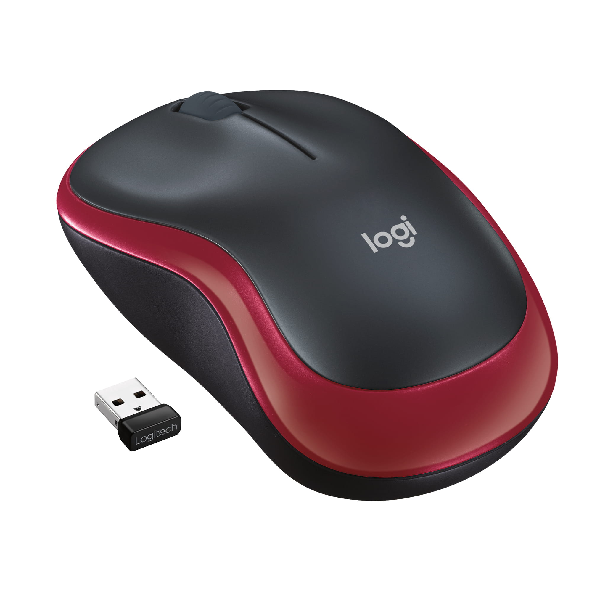 Logitech M185 - Maus - optisch - kabellos - 2.4 GHz - kabelloser Empfänger (USB)