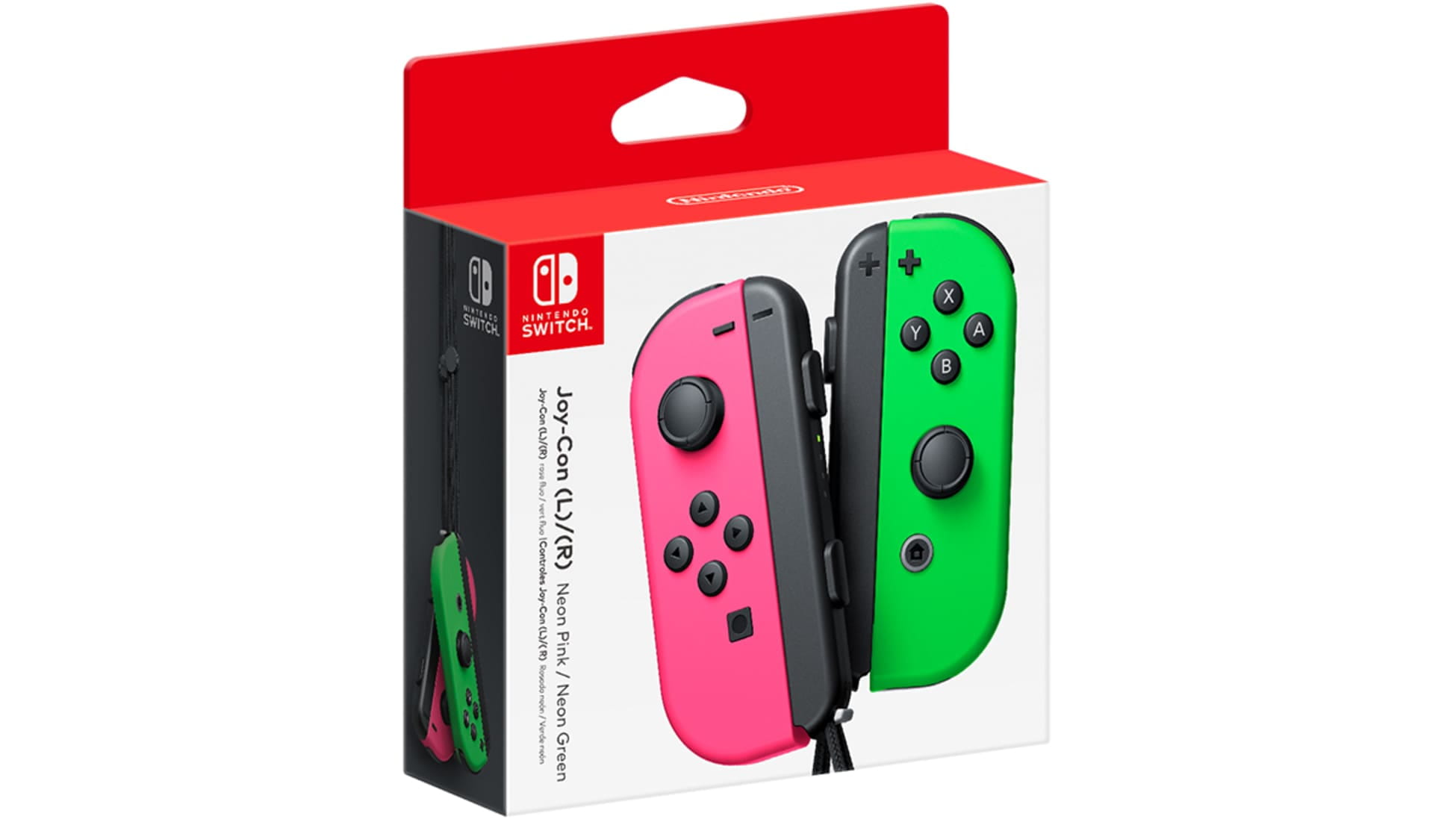Nintendo Joy-Con 2er-Set Neon-Gruen/Neon-Pink Switch