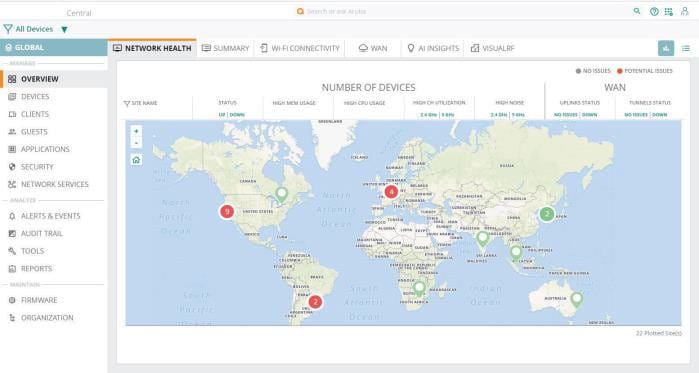 HPE Aruba Central Advanced - Abonnement-Lizenz (5 Jahre)