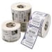 Zebra Direct 2100 - Matt - permanenter Gummiklebstoff - beschichtet - perforiert - 6,14 mil - weiß, Fühlmarke schwarz - 76.2 x 101.6 mm 130 Etikett(en) (1 Rolle(n)