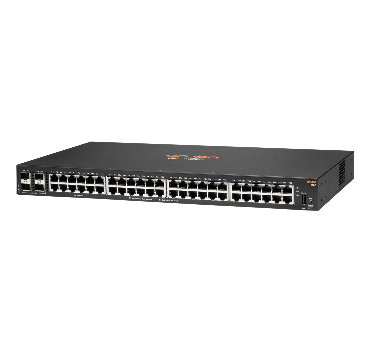 HPE Aruba Networking 6100 48G 4SFP+ Switch - Switch - managed