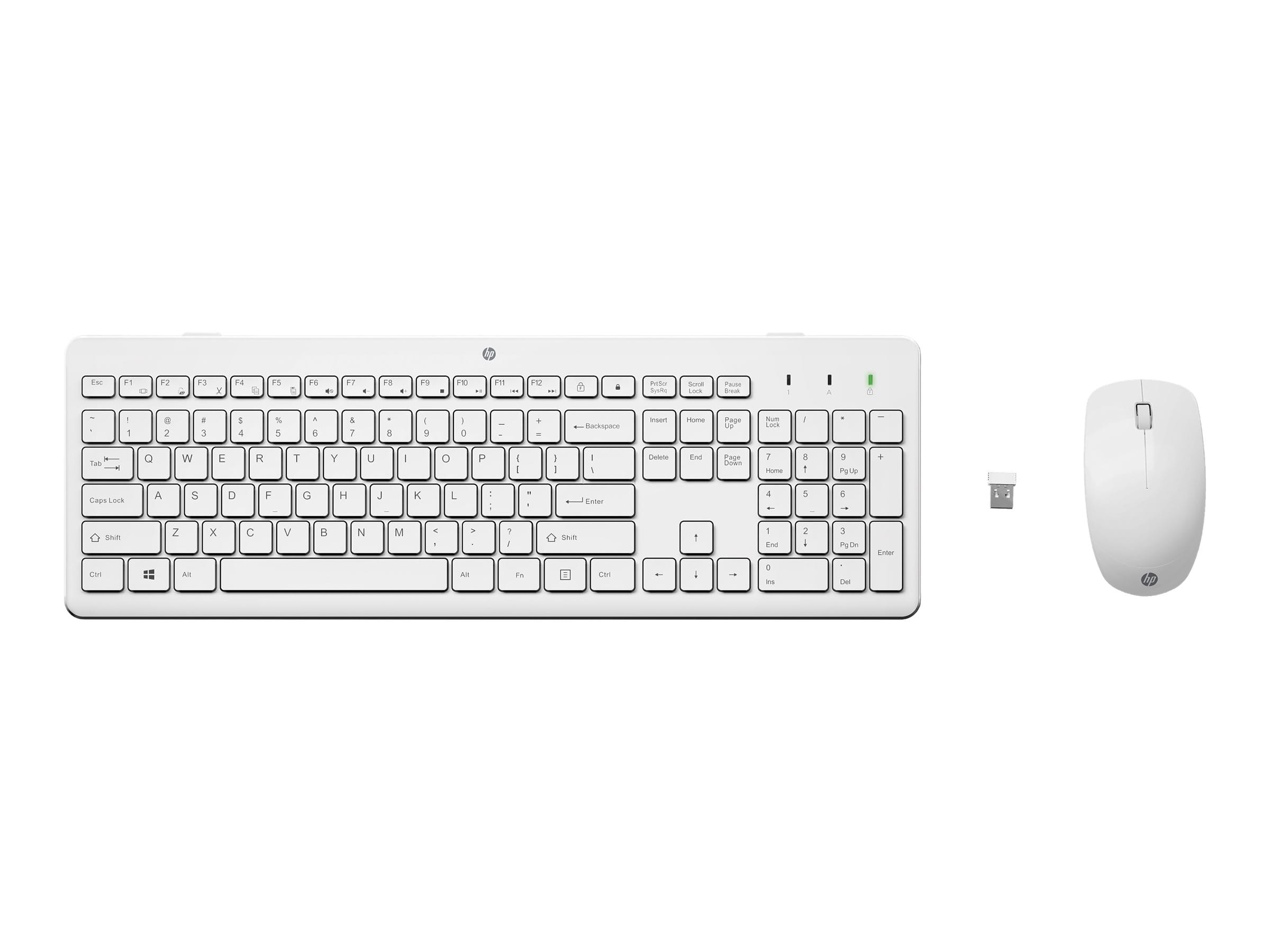 HP 230 - Tastatur-und-Maus-Set - kabellos - 2.4