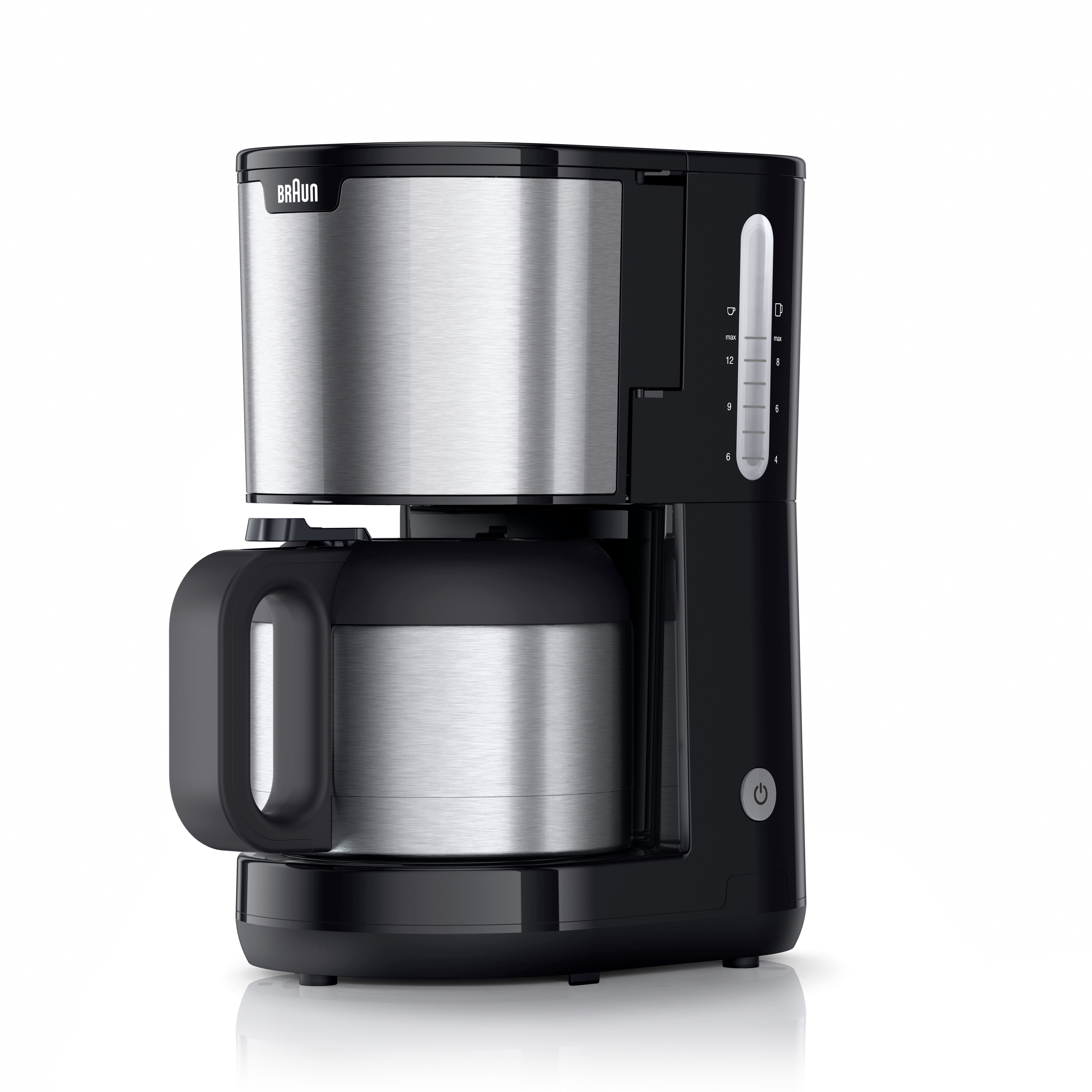 Braun IDCollection KF1505 BK, Filterkaffeemaschine, 1,2 l, Gemahlener Kaffee, 1000 W, Schwarz