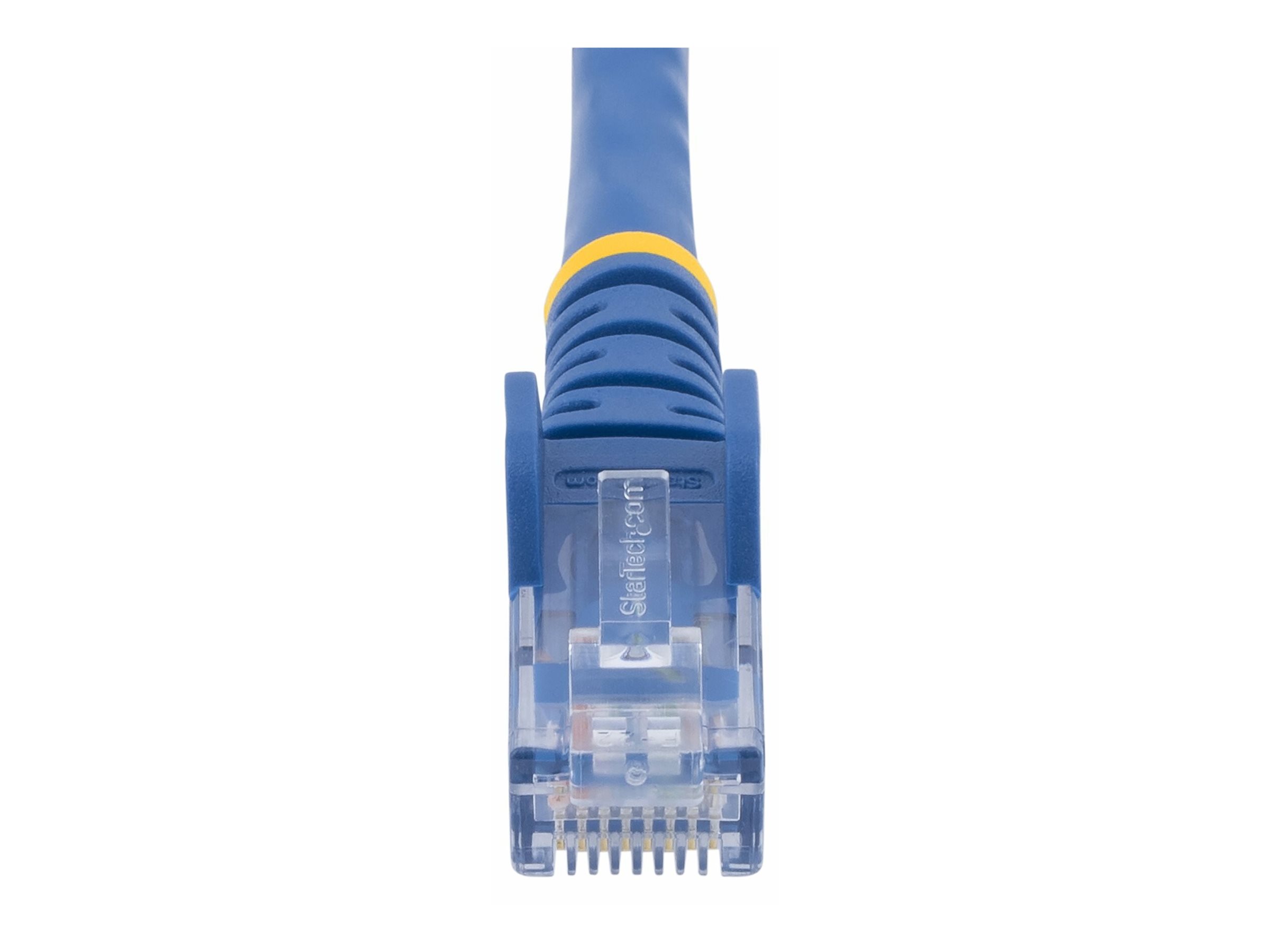 StarTech.com 1m CAT6 Ethernet Cable, 10 Gigabit Snagless RJ45 650MHz 100W PoE Patch Cord, CAT 6 10GbE UTP Network Cable w/Strain Relief, Blue, Wiring is UL Certified/TIA - Category 6 - 24AWG (N6PATC1MBL)