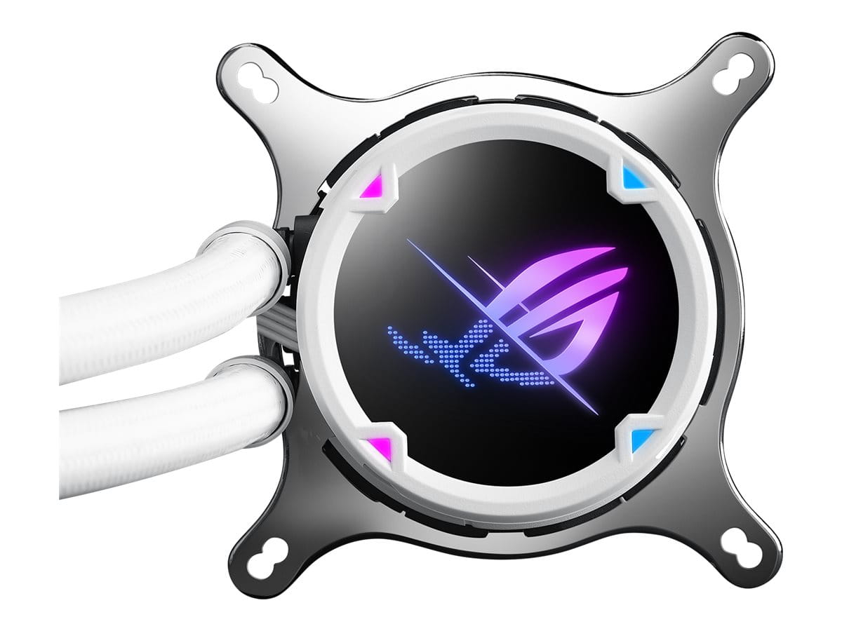 ASUS ROG STRIX LC II 240 ARGB - White Edition - Prozessor-Flüssigkeitskühlsystem - Kühlergröße: 240 mm - (für: LGA1700, LGA1200, LGA115x Socket, AM4, TR4, AM5, LGA2011-3)