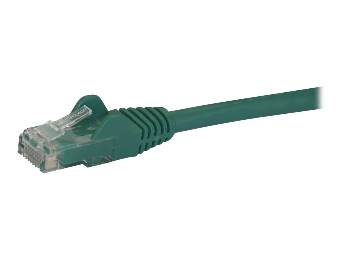 StarTech.com 2m CAT6 Ethernet Cable, 10 Gigabit Snagless RJ45 650MHz 100W PoE Patch Cord, CAT 6 10GbE UTP Network Cable w/Strain Relief, Green, Wiring is UL Certified/TIA - Category 6 - 24AWG (N6PATC2MGN)