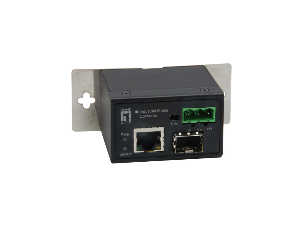 LevelOne IEC-4000 - Medienkonverter - 100Mb LAN - 10Base-T, 100Base-X, 100Base-TX - RJ-45 / SFP (mini-GBIC)