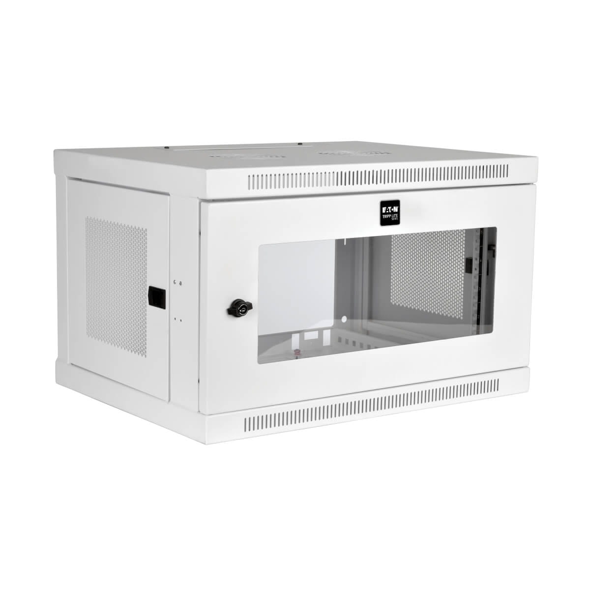 Tripp Eaton Tripp Lite Series 6U Wall Mount Rack Enclosure Server Cabinet White w/ Acrylic Glass Door - Schrank Netzwerkschrank - geeignet für Wandmontage - weiß - 6U - 48.3 cm (19")