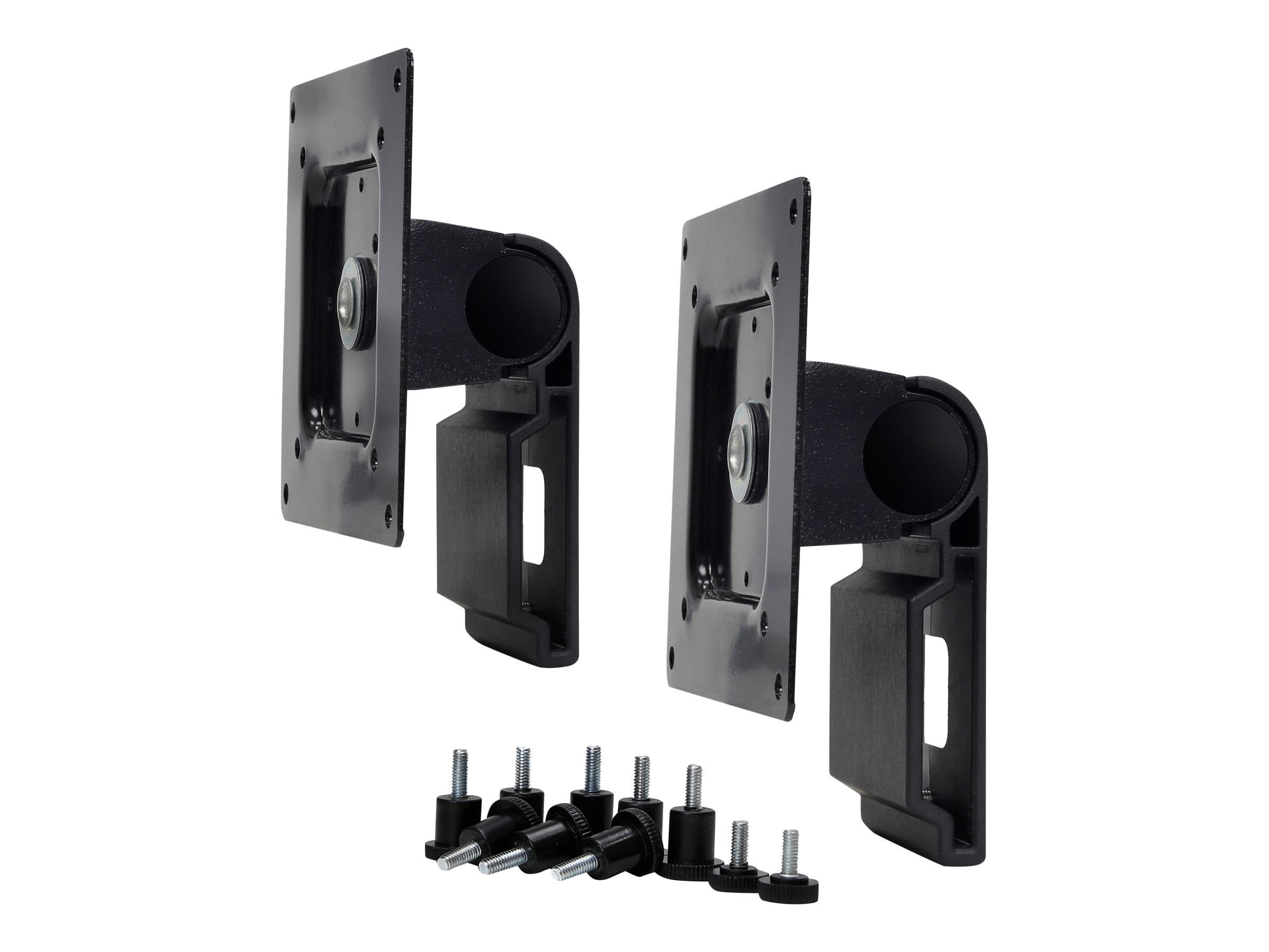 Ergotron Dual Monitor Tilt Pivot Kit - Befestigungskit (2 Drehgelenke, 2 Kabelbinder, Schrauben)