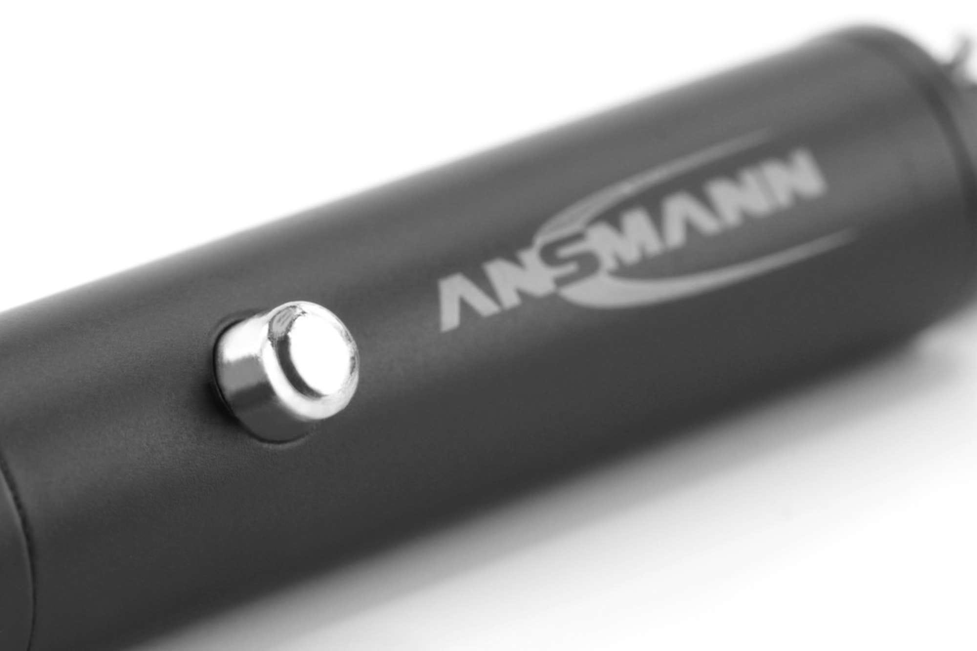 Ansmann 1600-0272, Schlüsselanhänger-Blinklicht, Schwarz, Aluminium, Tasten, LED, 1 Lampen