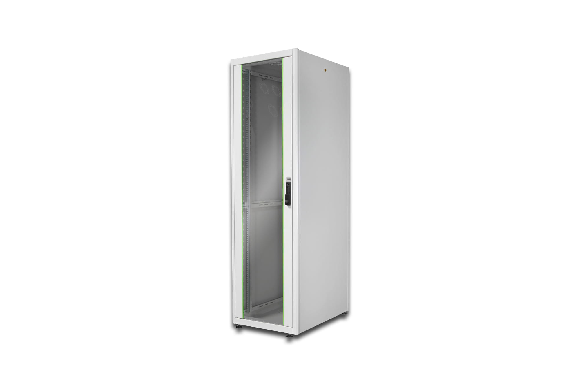 DIGITUS Professional Dynamic Basic Series DN-19 42U-6/8-D - Schrank Netzwerkschrank - Hellgrau, RAL 7035 - 42HE - 48.3 cm (19")