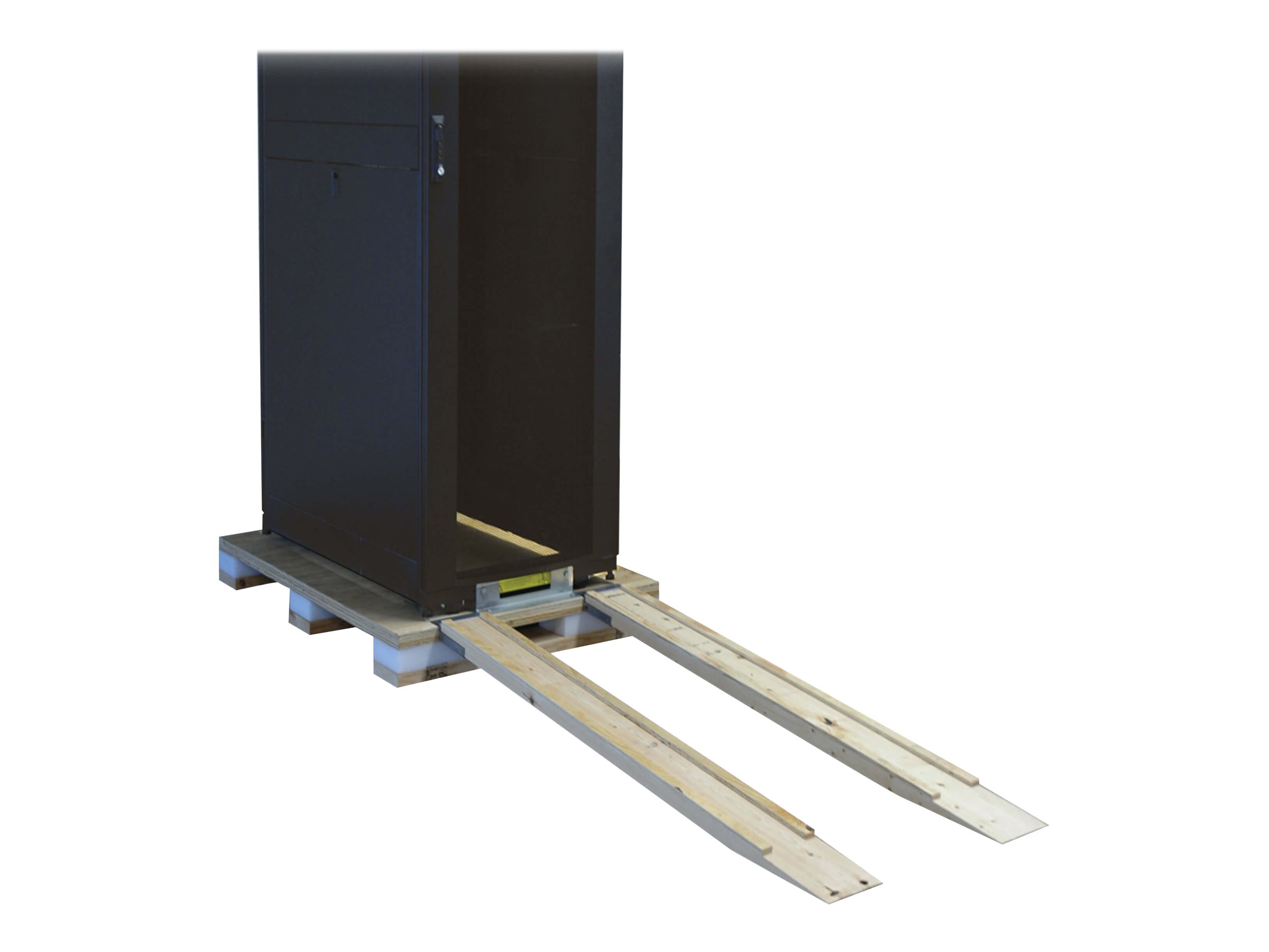 Tripp 48U Rack Enclosure Server Cabinet Shock Pallet w/ 3000LB Capacity - Schrank für Rack-Gehäuse - Schwarz - 48U - 48.3 cm (19")