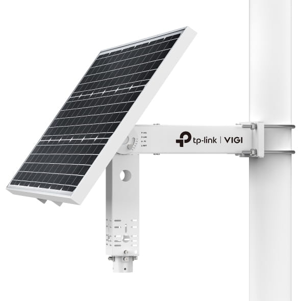TP-LINK VIGI SP9030, Solarpanel, Draußen, Weiß, IP66, Kabelgebunden, 10,100 Mbit/s