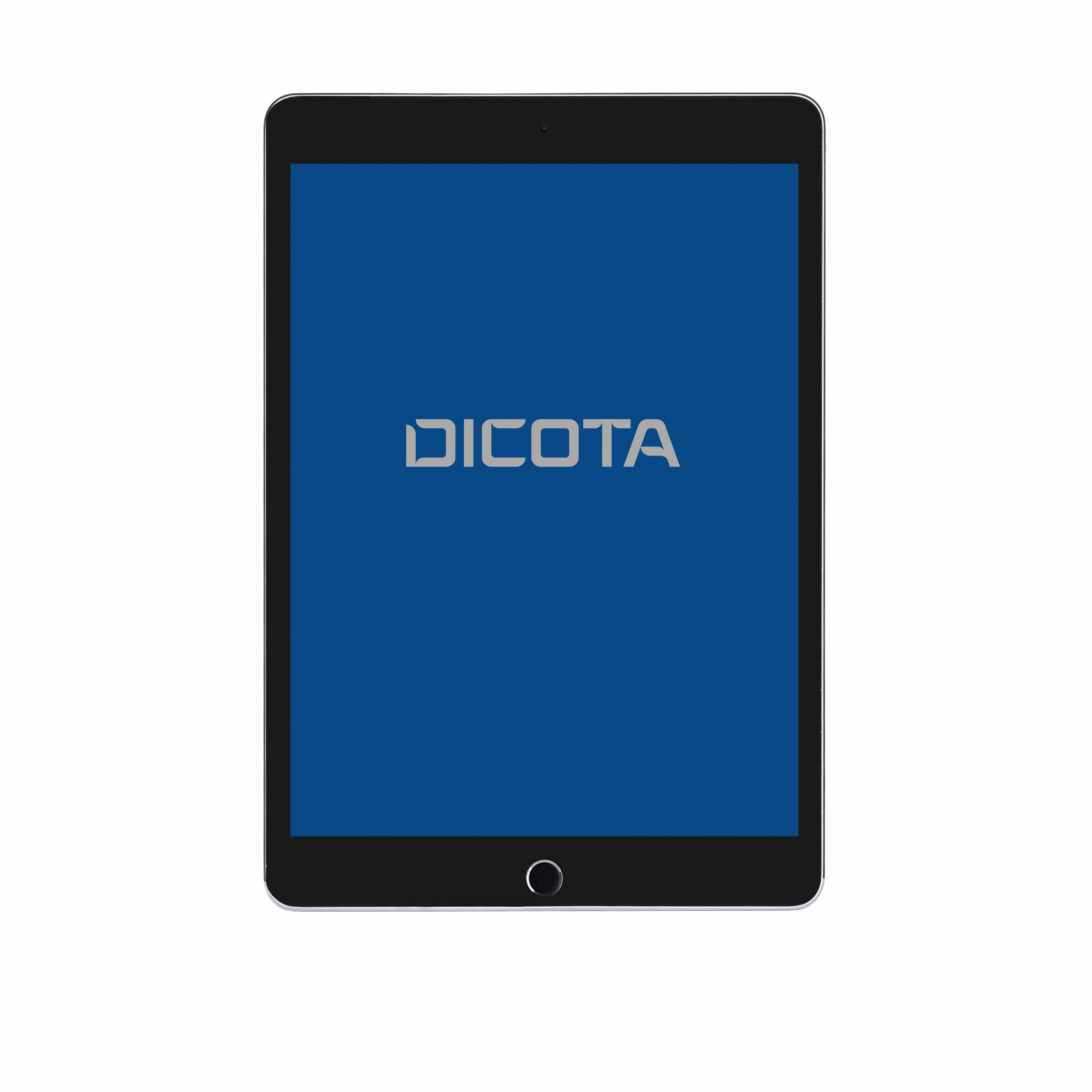 Dicota Secret - Bildschirmschutz für Tablet - mit Sichtschutzfilter - 2-Wege - klebend - 10.2" - Schwarz - für Apple 10.2-inch iPad (7. Generation, 8. Generation, 9. Generation)