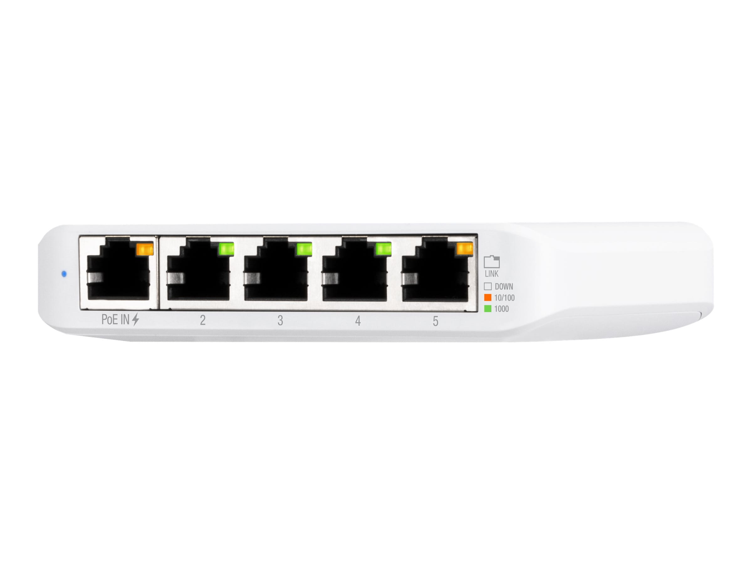 Ubiquiti UniFi Switch USW Flex Mini - Switch - Smart - 4 x 10/100/1000 + 1 x 10/100/1000 (PoE+)
