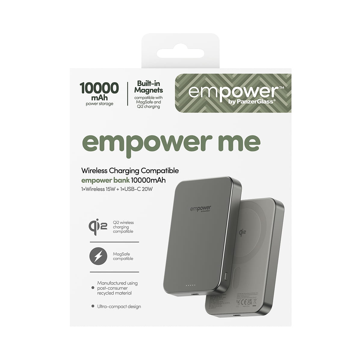 PanzerGlass empower by PanzerGlass - Powerbank - 10000 mAh (USB-C)