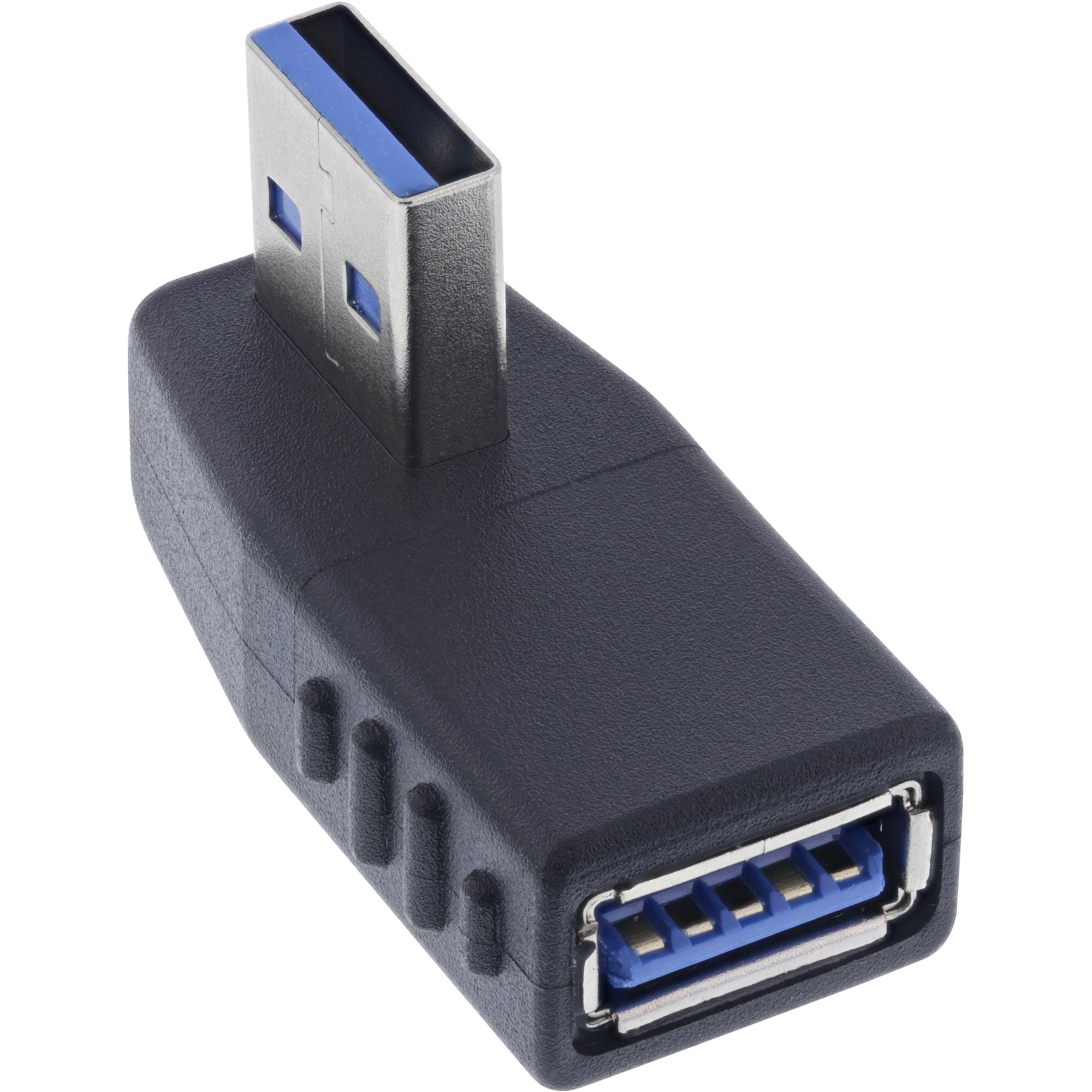 InLine USB 3.2 Gen.1 Adapter - Stecker A auf Buchse A - gewinkelt 270°