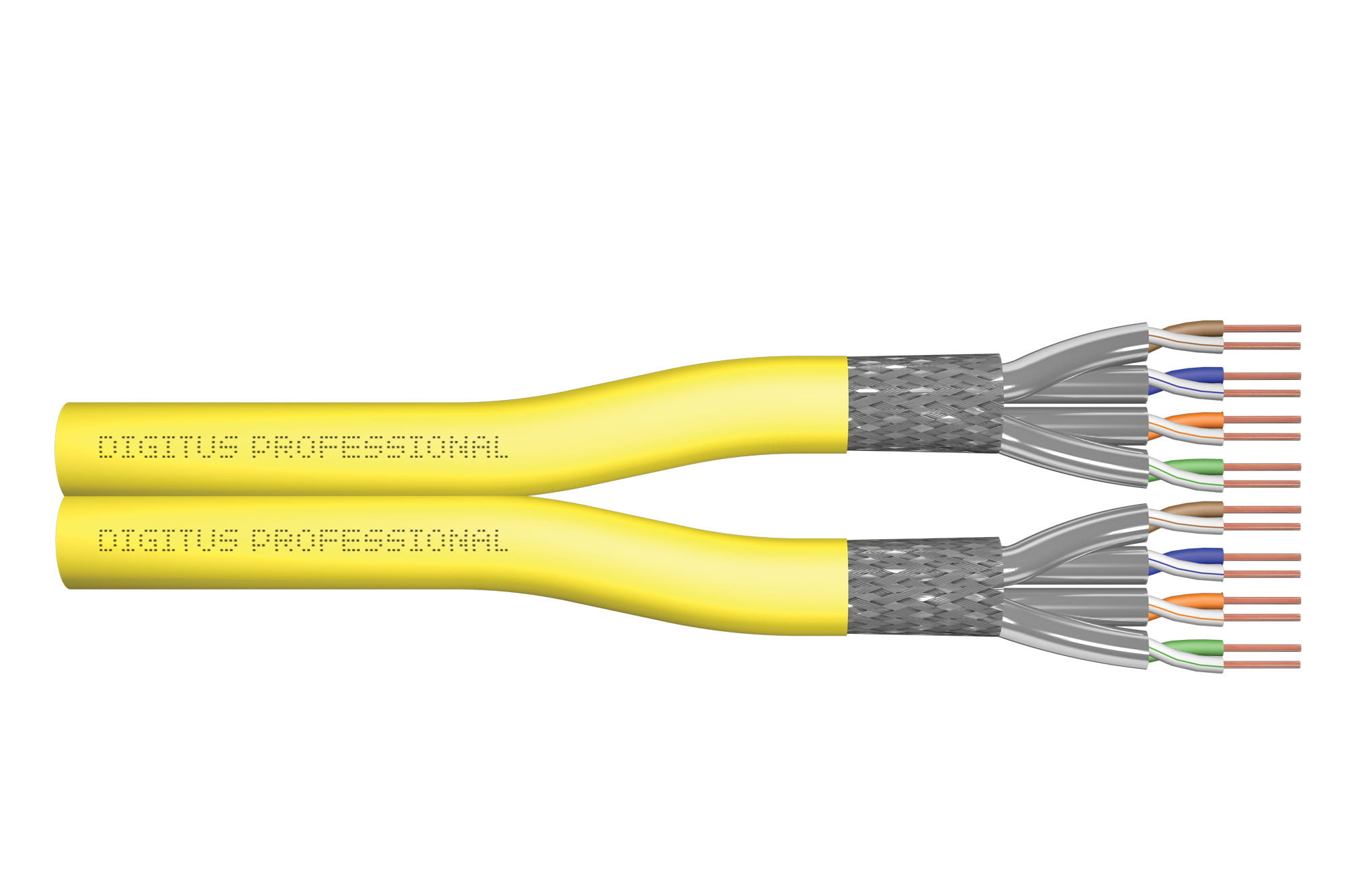 DIGITUS CAT 7A S/FTP, Datenkabel - Verlegekabel, 500 m, Duplex, Dca-s1a d1 a1 , GHMT PVP zertifiziert