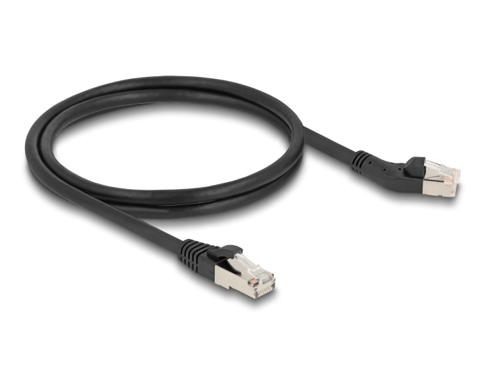 Delock Patch-Kabel - RJ-45 (M) links abgewinkelt zu RJ-45 (M)