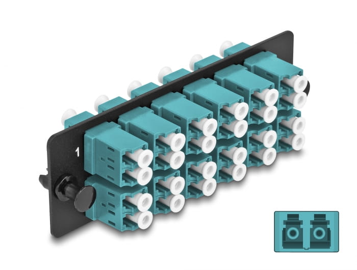 Delock Glasfaser-Adapterplatine - LC Duplex