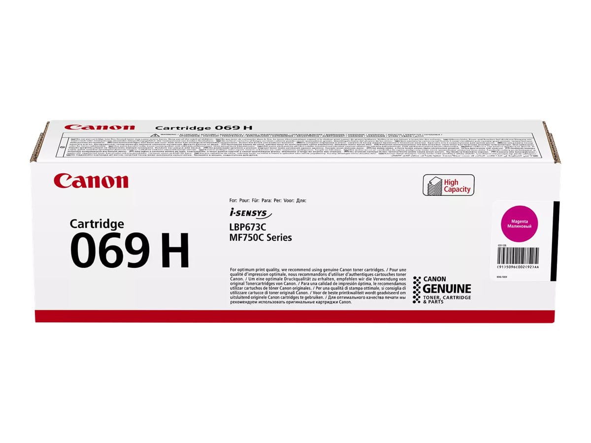 Canon 069H - Hohe Ergiebigkeit - Magenta - original