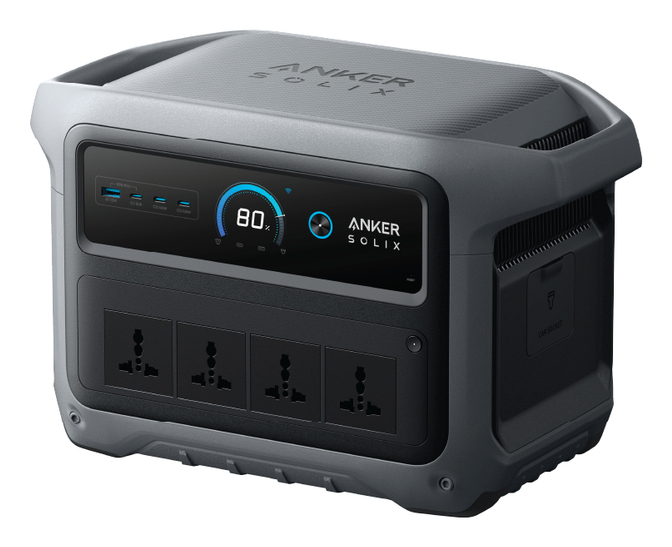 ANKER Solix C1000X Gen 2, AC, Zigarettenanzünder, Solar, 1024 Wh, Ultra Charge, 2000 W, 600 W, 24 W