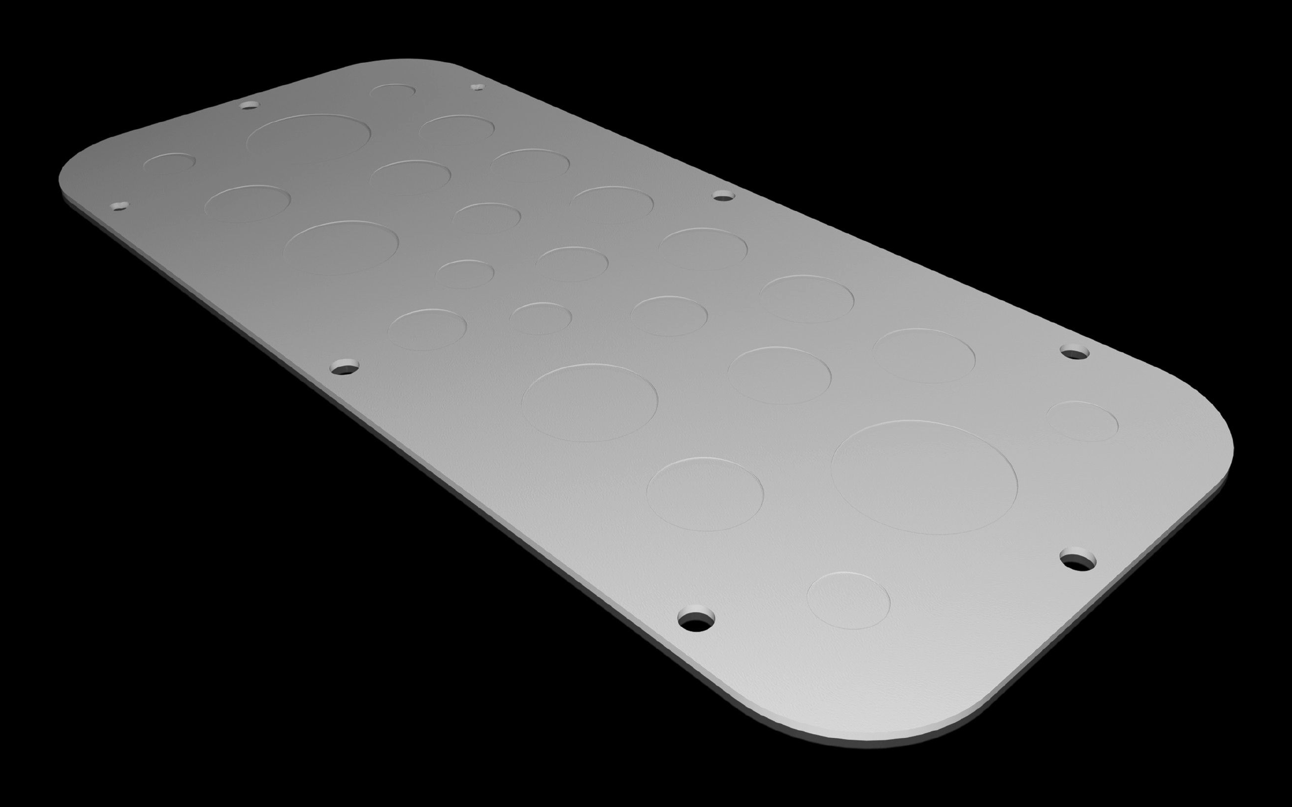 Rittal Rack-Füllplatte - metal, with metric
