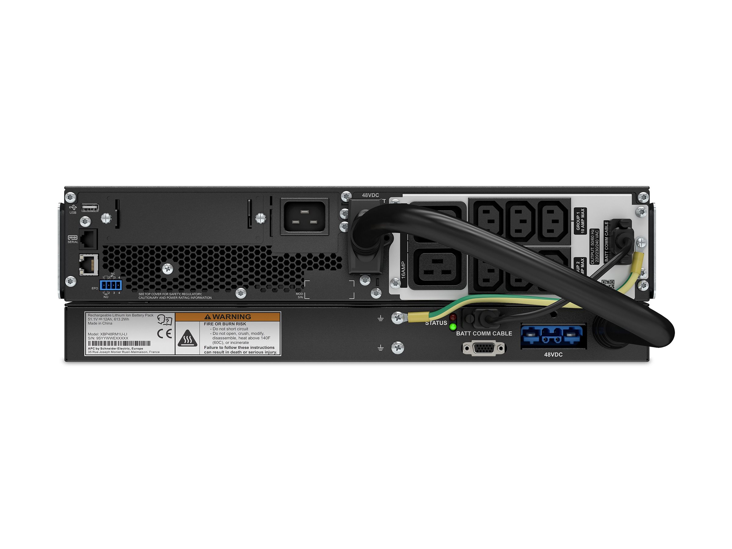 APC Smart-UPS SRT 2200VA RM - USV (in Rack montierbar/extern) - Online-USV