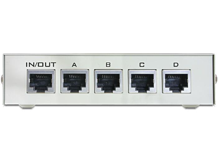 Delock Switch - 4 x 10/100 - Desktop