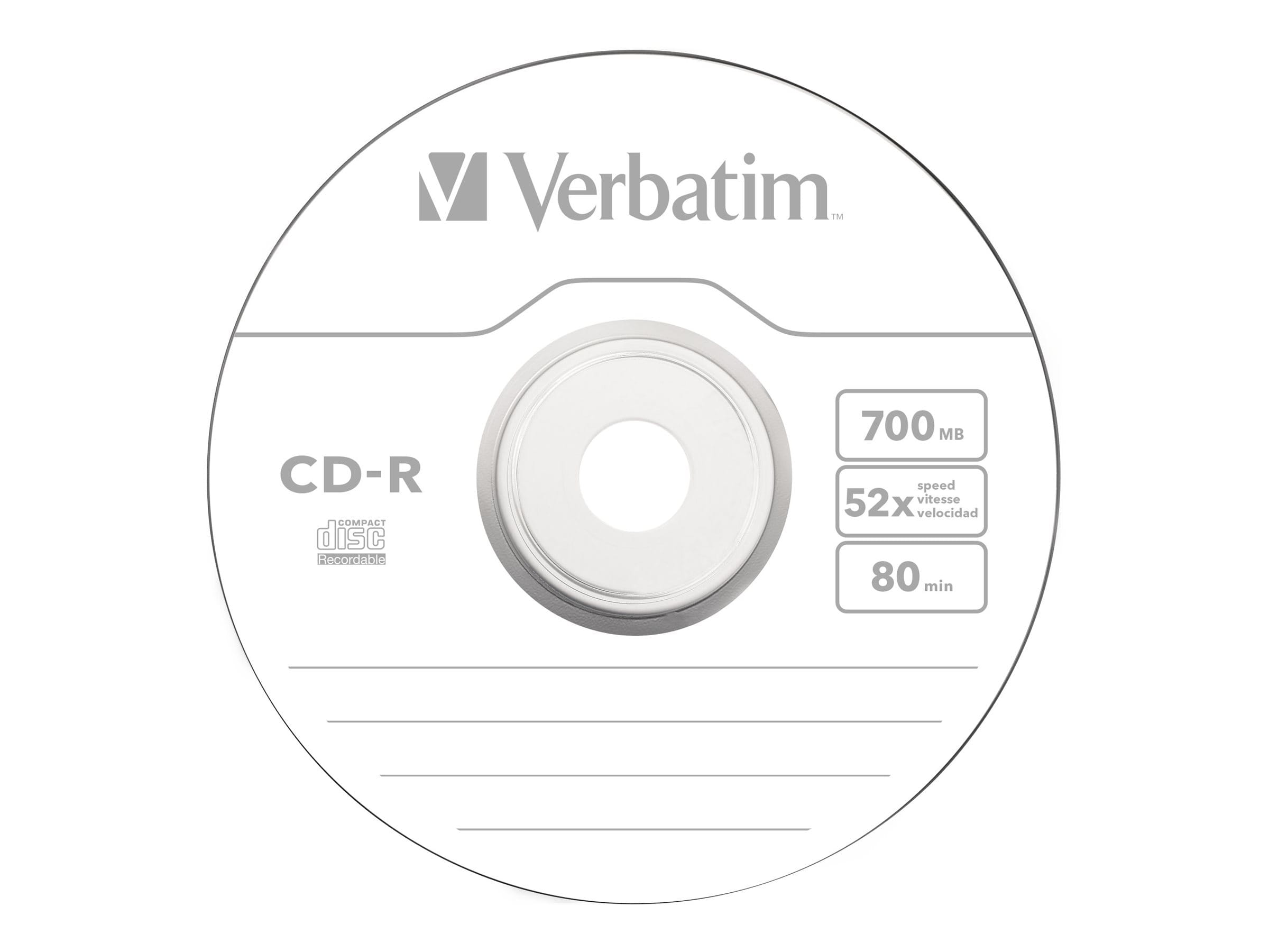 Verbatim 100 x CD-R - 700 MB (80 Min) 52x
