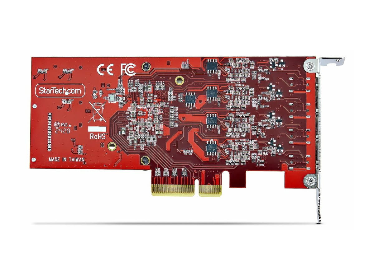 StarTech.com 4-Port USB Type-C PCIe Card, USB-C
