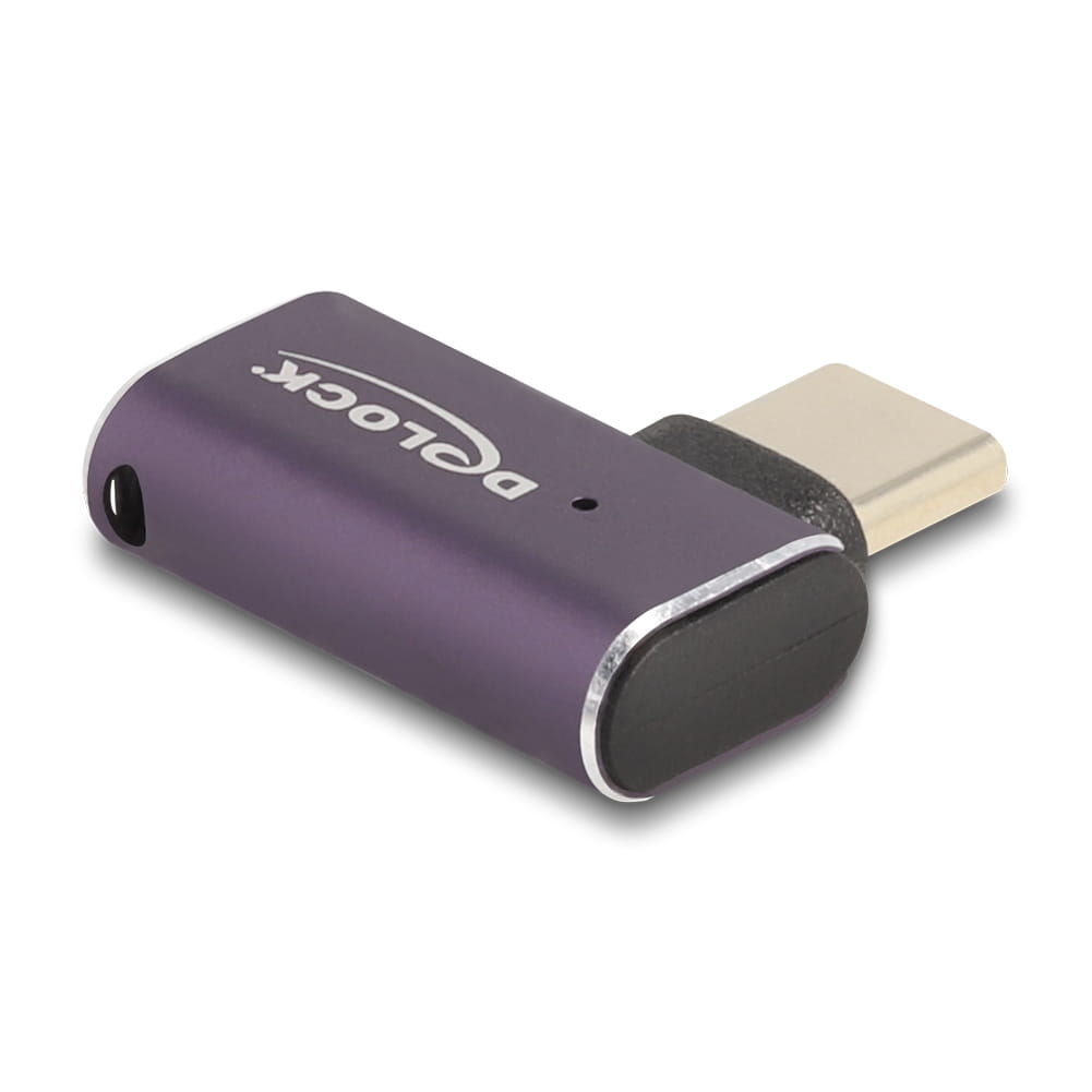 Delock USB-Adapter - USB-C (M) links/rechts abgewinkelt zu USB-C (W)