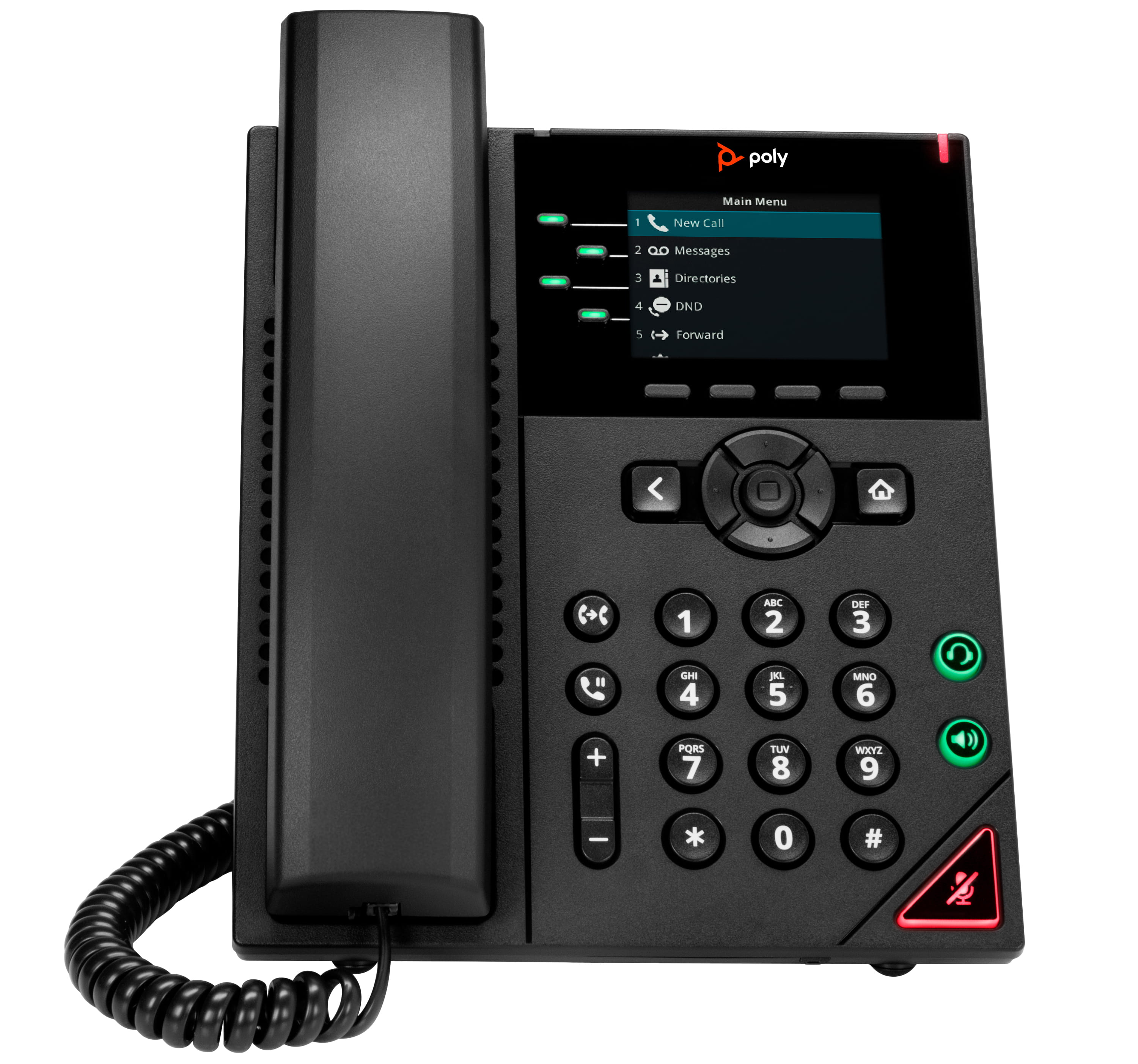 Poly HP Poly VVX 250 - VoIP-Telefon - dreiweg Anruffunktion