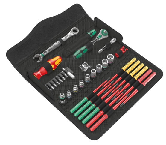 Wera 05135871001, Schwarz, Grün, Orange, Rot, 325 mm, 145 mm, 65 mm, 1,35 kg, 35 Werkzeug