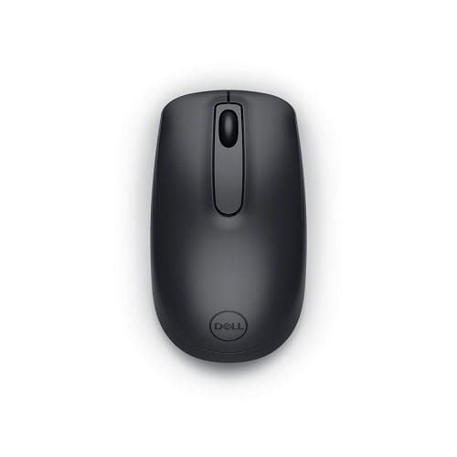 Dell WM118 - Maus - optisch - 3 Tasten - kabellos - 2.4 GHz - kabelloser Empfänger (USB)