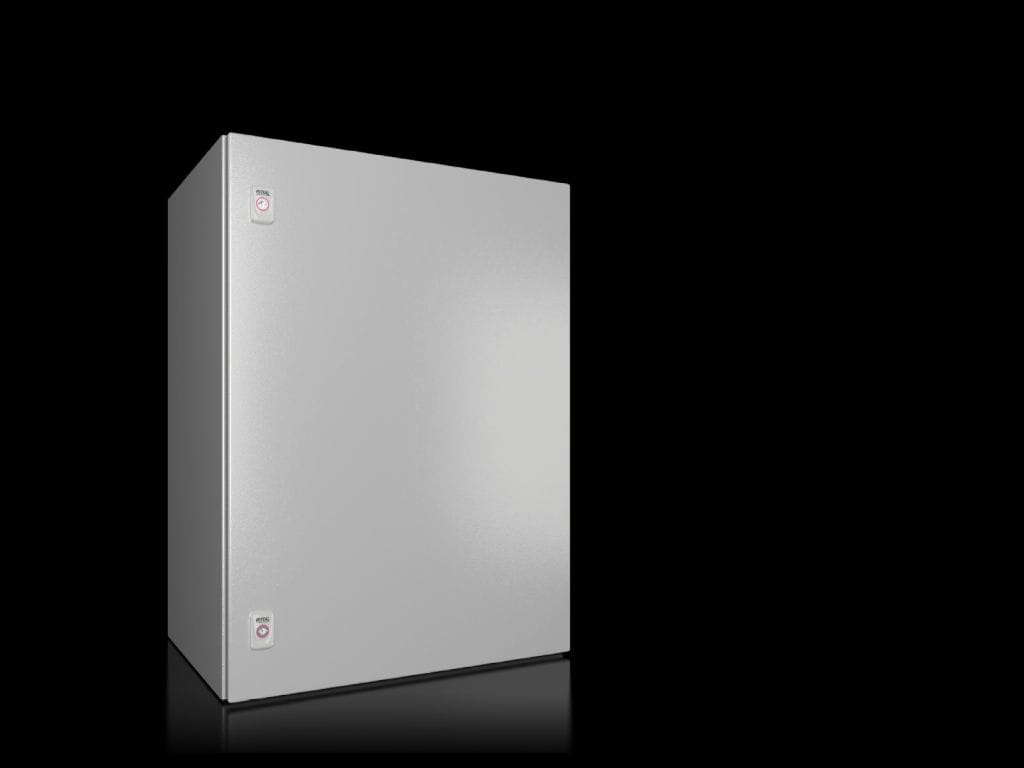 Rittal 7646.400, Wandmontiertes Regal, 15U, Sperrschloss, Grau