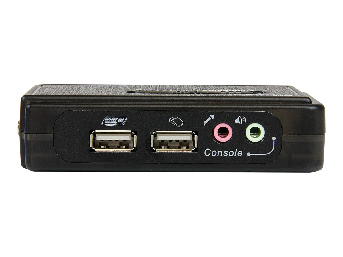 StarTech.com 2 Port USB KVM Switch Kit mit Audio