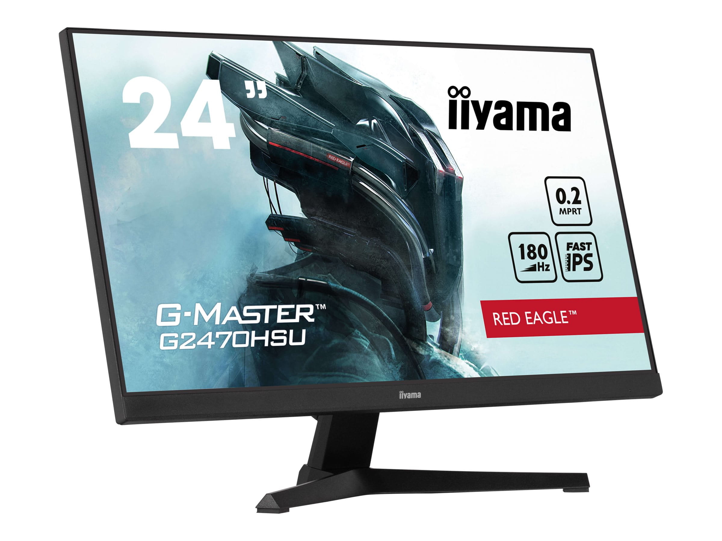 Iiyama G-MASTER Red Eagle G2470HSU-B6 - LED-Monitor - Gaming - 61 cm (24")