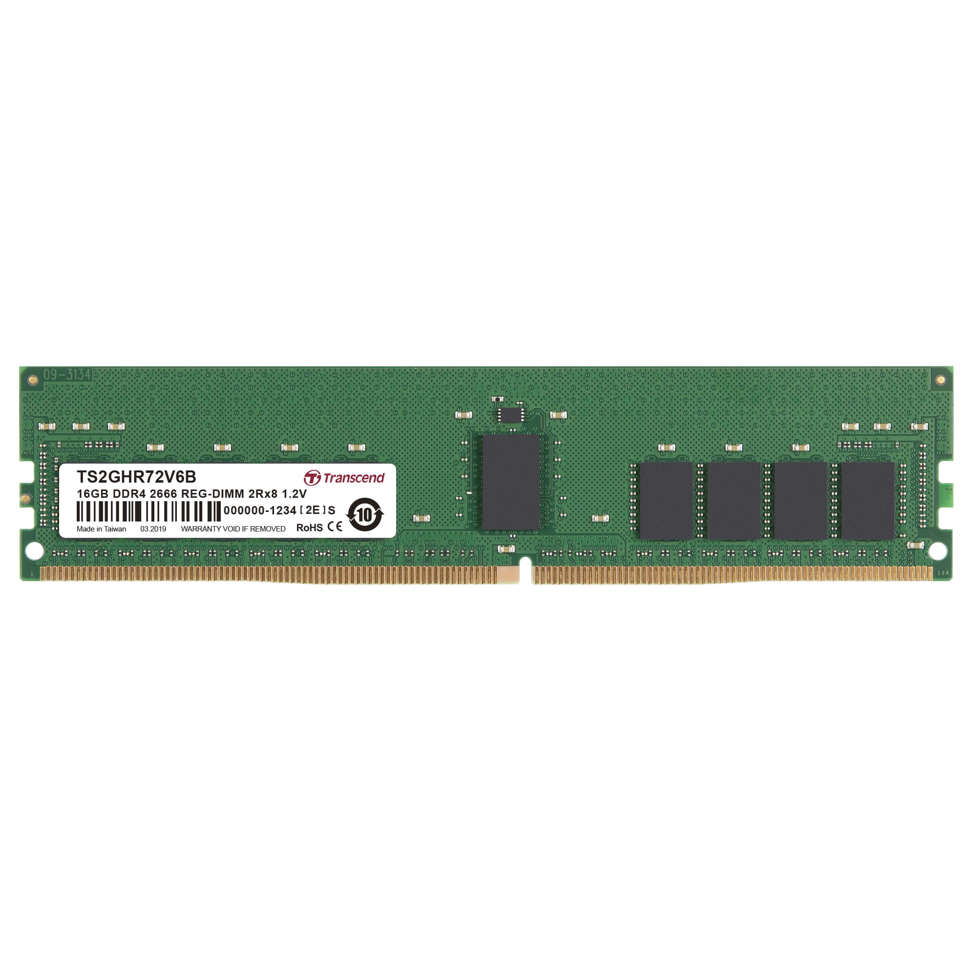 Transcend DDR4 - Modul - 16 GB - DIMM 288-PIN