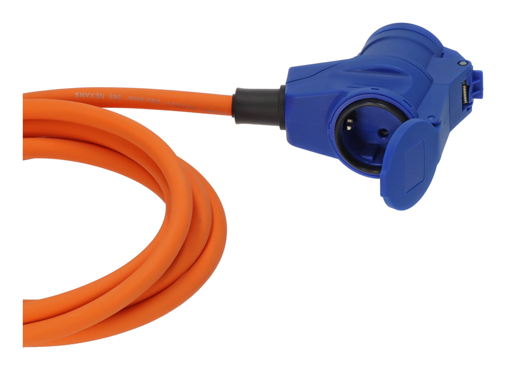 Brennenstuhl 1167650325, 25 m, Draußen, CEE, IP44, Ölbeständig, Orange