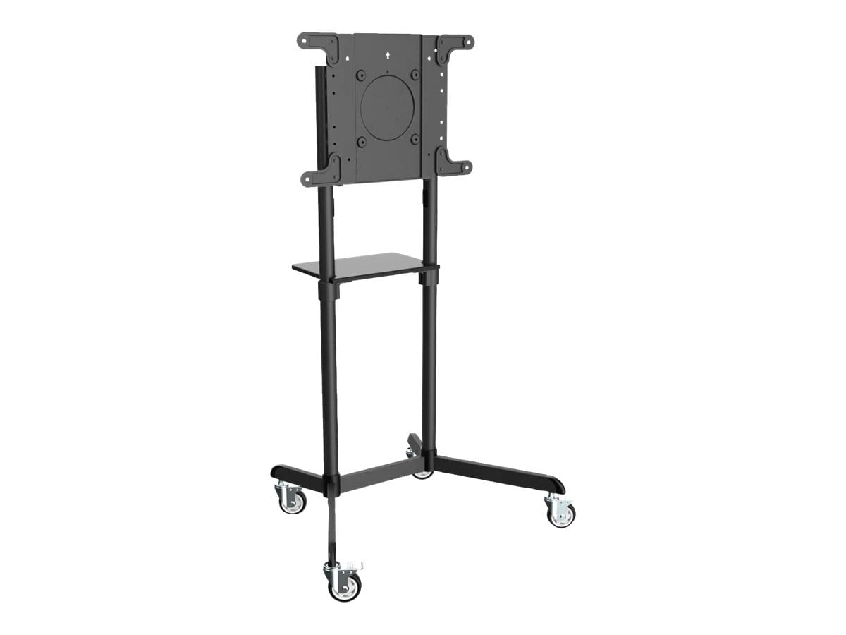 Tripp Eaton Tripp Lite Series Rolling TV/Monitor Cart for 37" to 70" Flat-Screen Displays, Rotating Portrait/Landscape Mount - Aufstellung - Voll beweglich - für TV / Bildschirm - Stahl - Schwarz - Bildschirmgröße: 94-177.8 cm (37"-70")