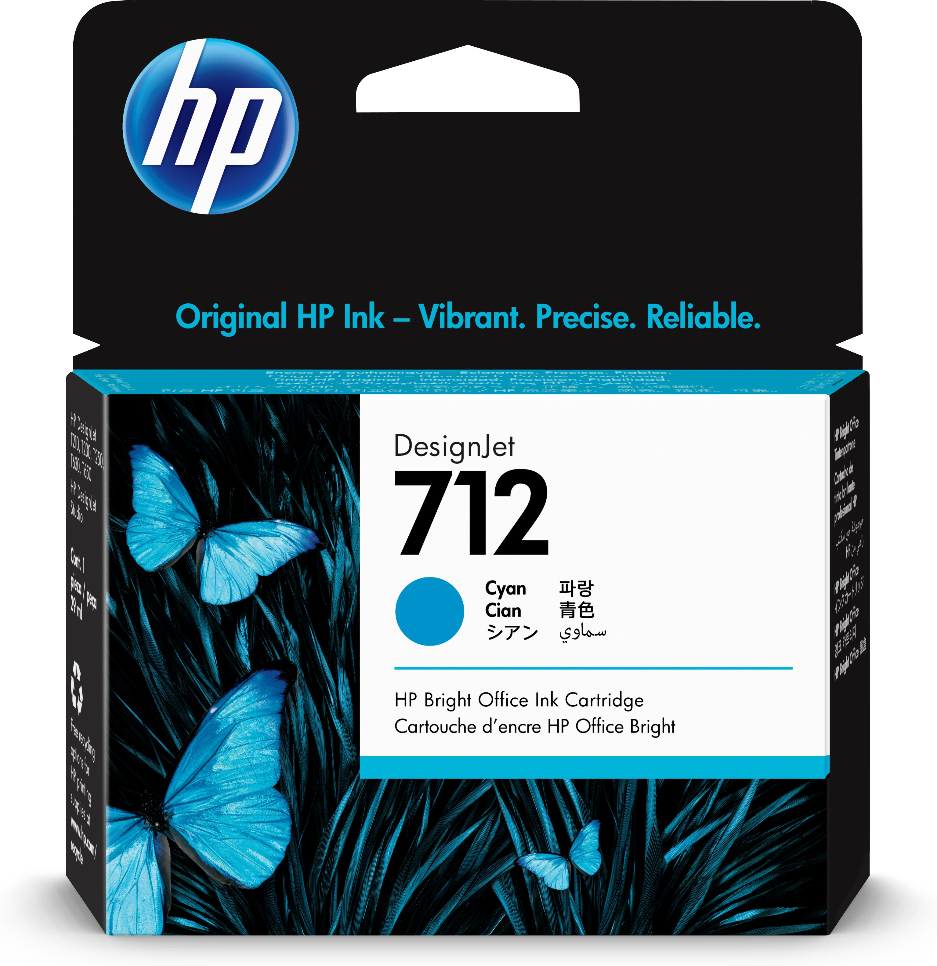 HP 712 - 29 ml - Cyan - original - DesignJet