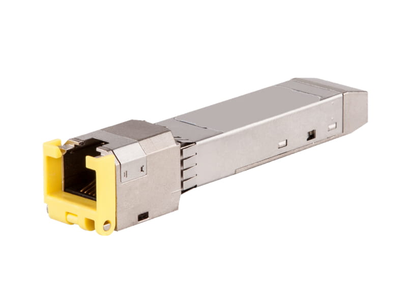 HPE Aruba Networking - SFP (Mini-GBIC)-Transceiver-Modul - 1GbE - über CAT 5e - 1000Base-T - RJ-45 / SFP (mini-GBIC)