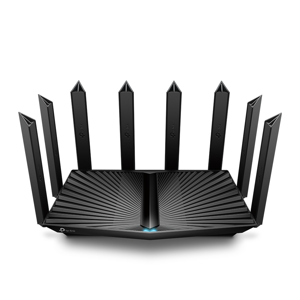 TP-LINK Archer AX6600 Tri-Band Wi-Fi 6 Router, Wi-Fi 6 (802.11ax), Tri-Band (2,4 GHz / 5 GHz / 5 GHz), Ethernet/LAN, Schwarz, Tabletop-Router