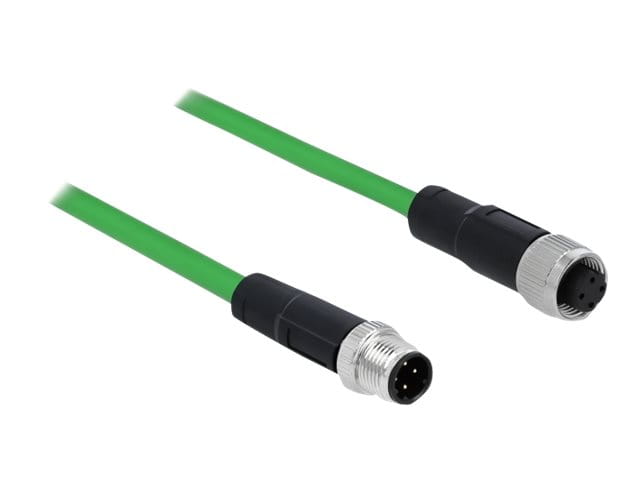 Delock Netzwerkverlängerungskabel - M12 (4-polig)