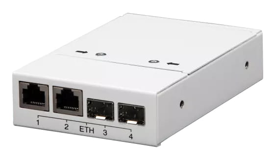 Axis T8604 Media Converter Switch - Medienkonverter - 1GbE - 10Base-T, 100Base-TX, 1000Base-X, 100Base-X - 2 Anschlüsse - RJ-45 / SFP (mini-GBIC)