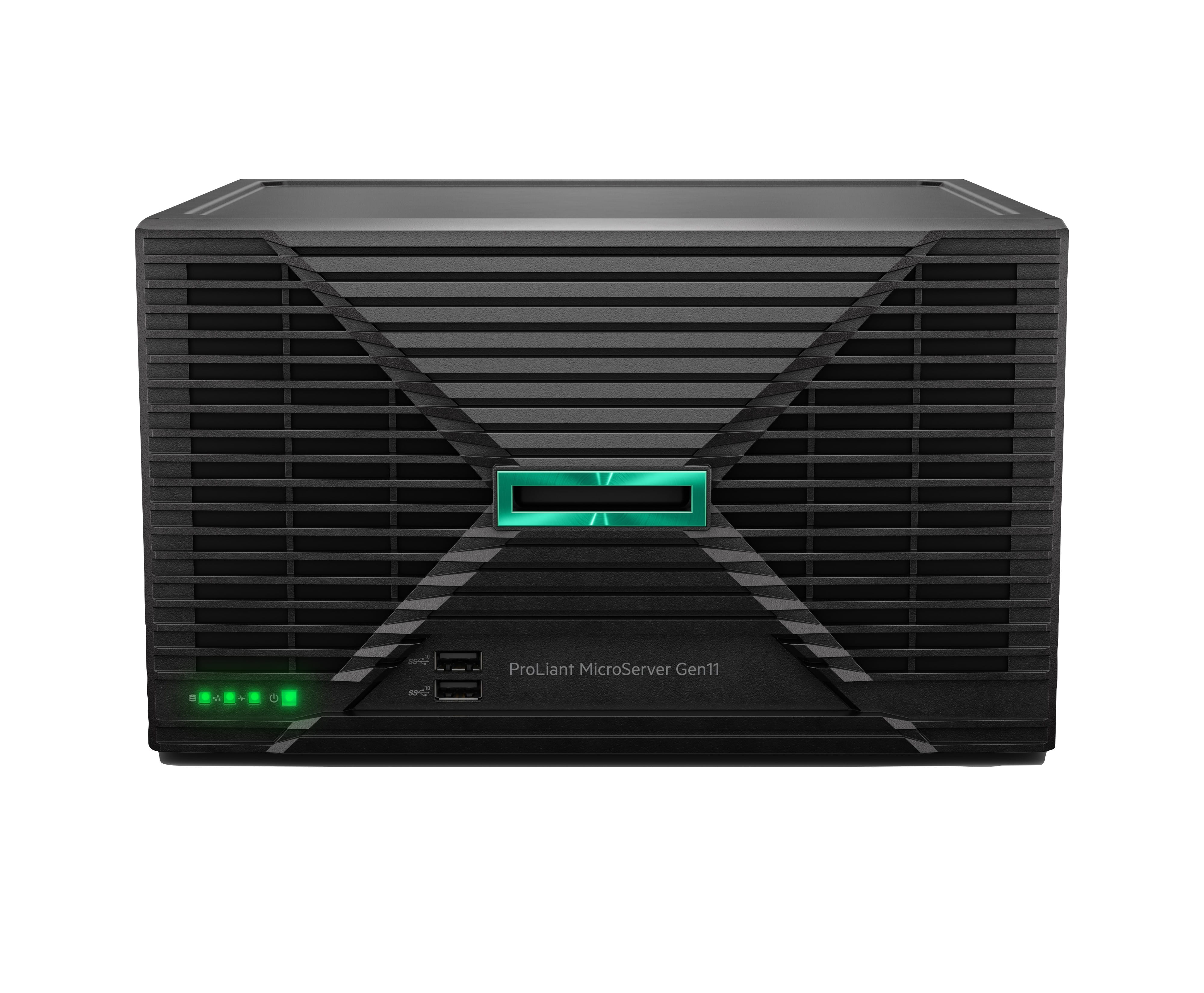 HPE ProLiant MicroServer Gen11 - Server - Ultra-Micro-Tower - 1-Weg - 1 x Xeon 6325P / 3.5 GHz - RAM 32 GB - SATA - nicht Hot-Swap-fähig 8.9 cm (3.5")