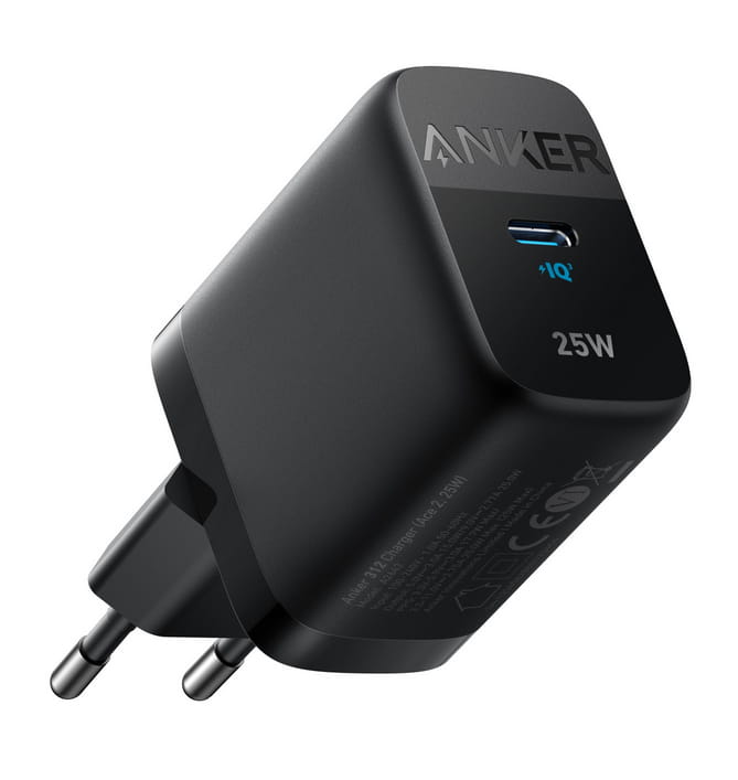 Anker Innovations Anker Series 3 312 - Netzteil - 25 Watt - 3 A - IQ 3.0 (USB-C)